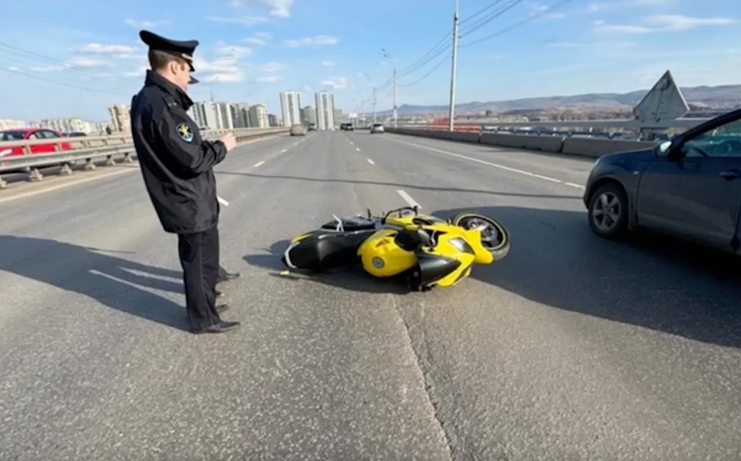 Десятилетнему мальчику оторвало ногу в ДТП с мотоциклом в Красноярске